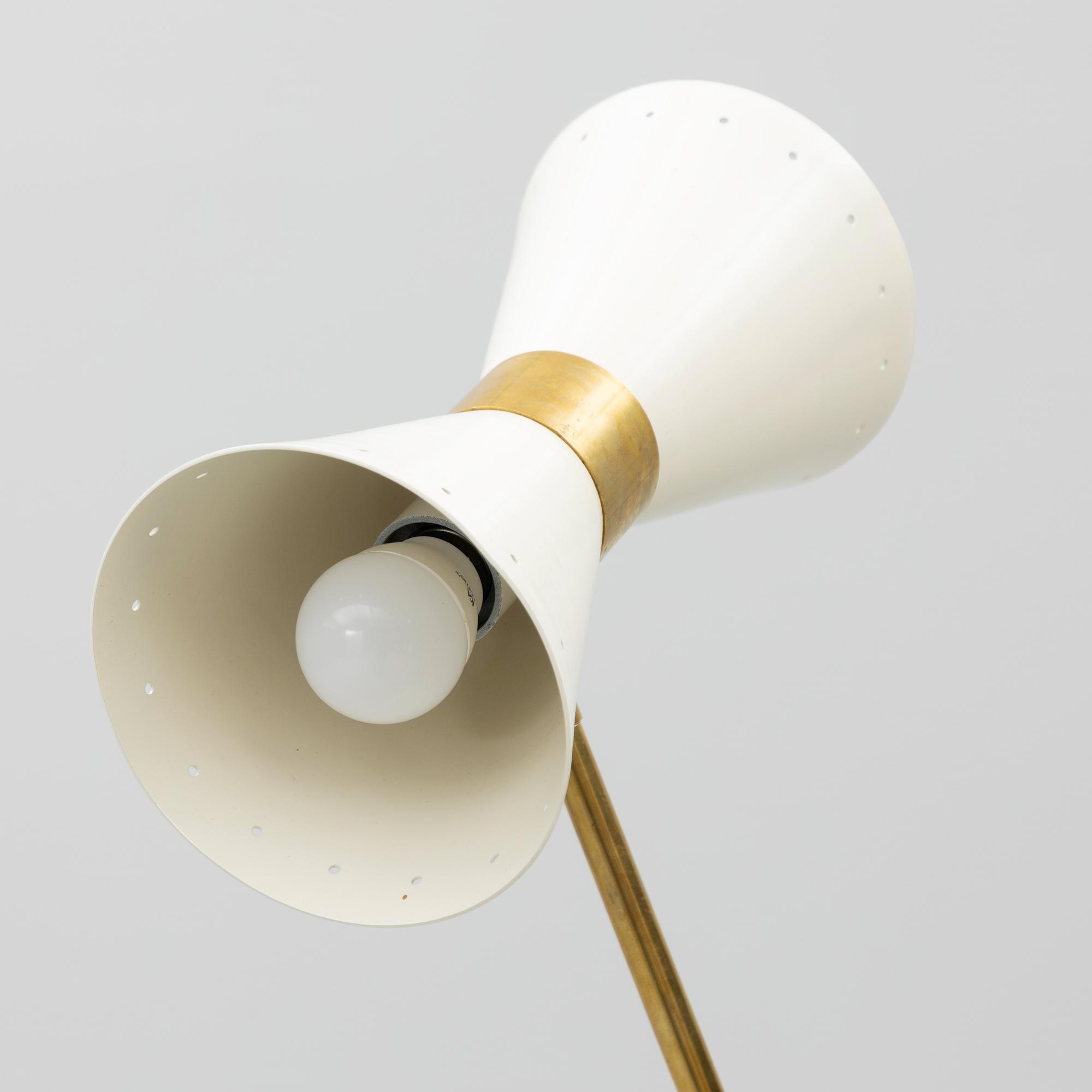 A 'Piantana Diablolo White' floor lamp, Luci Srl, Italy, 20th/21st century.