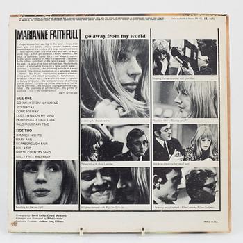 Marianne Faithfull, "Go Away From My World", LP, signed, 1965.