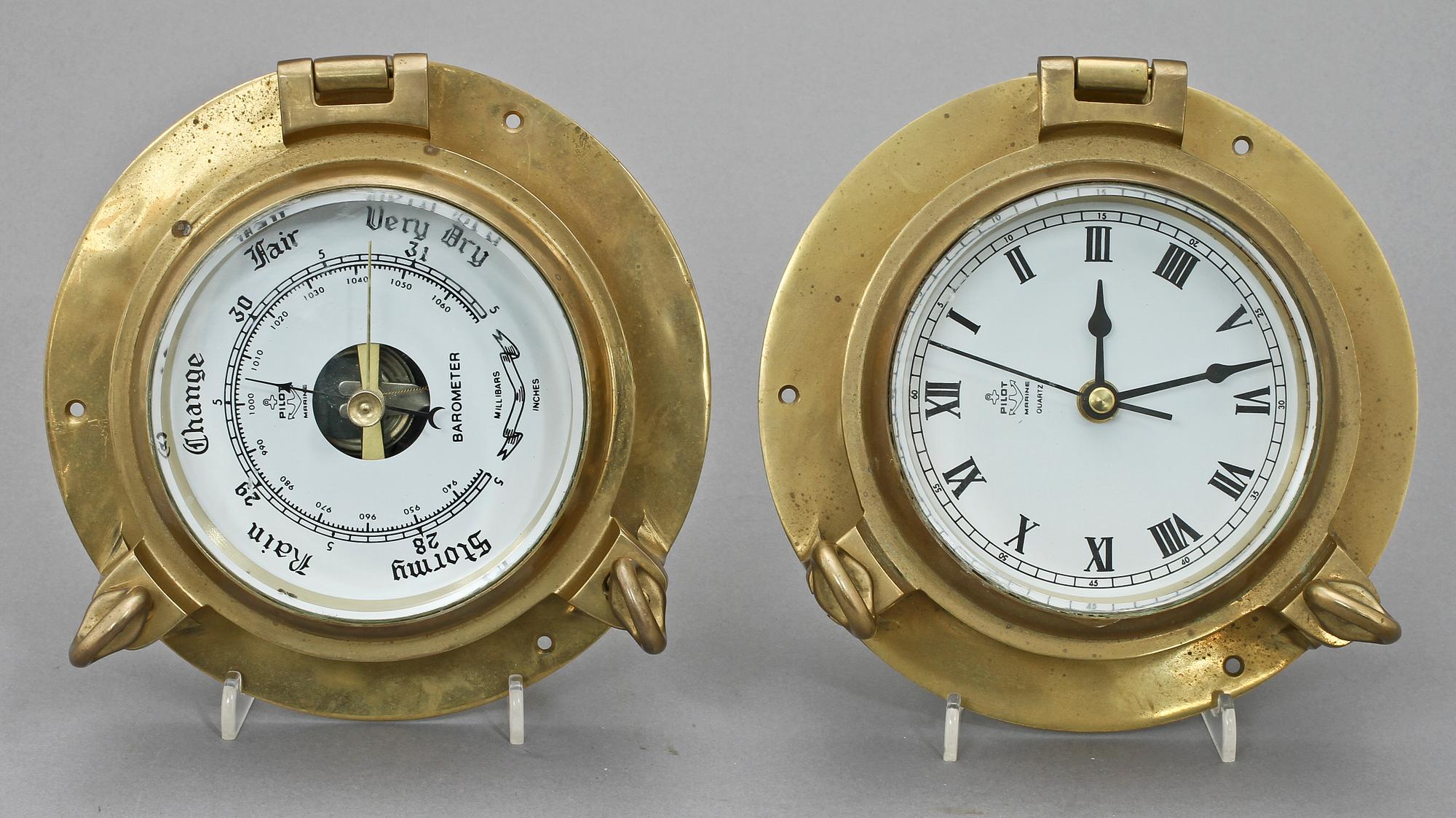 SKEPPSUR samt BAROMETER, Pilot, 1900-tal.