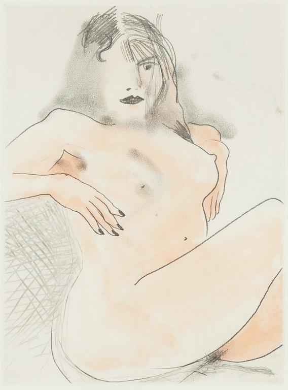 Jim Dine, coloured etching. Signed and numbered 22/30.