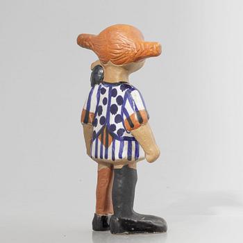 Lisa Larson, a figurine, 'Pippi Longstocking', Gustavsberg, 1969-71.