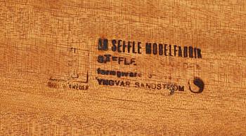 SOFFBORD, Yngvar Sandström Seffle möbelfabrik, 1950/60-tal.