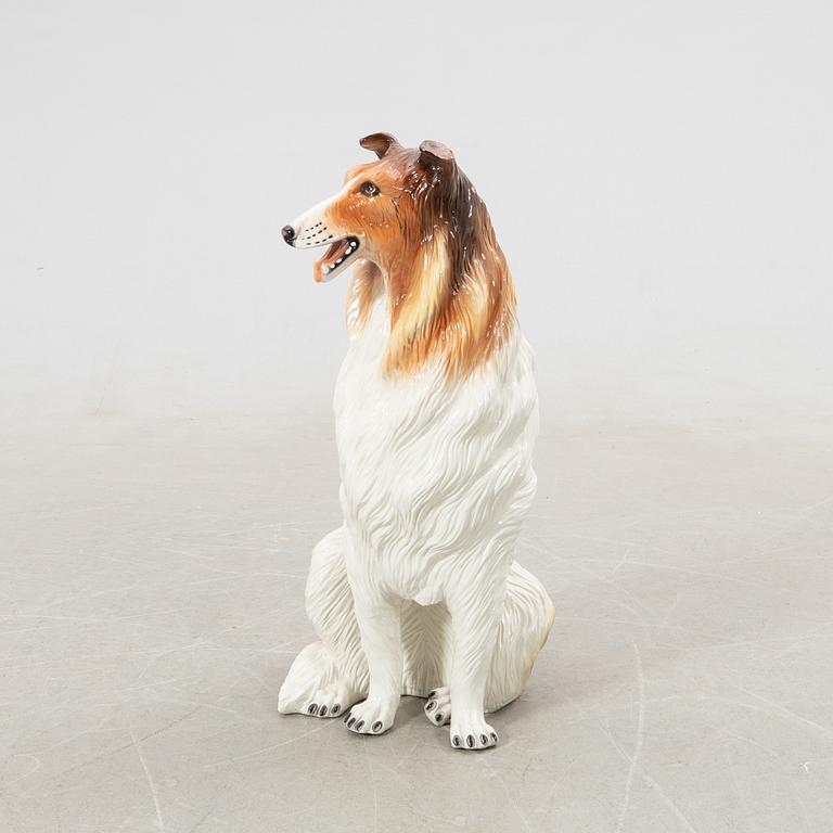 Decorative sculpture late 20th century/21st century Sitting dog.