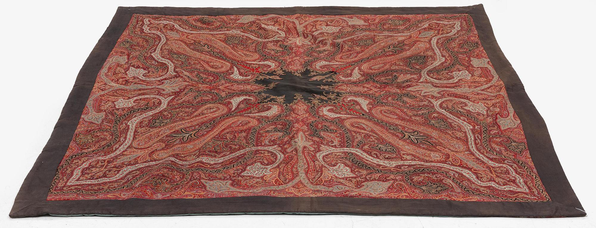 An Indian Kashmir shawl, second half of the 19th century, c. 175 x 175 cm.