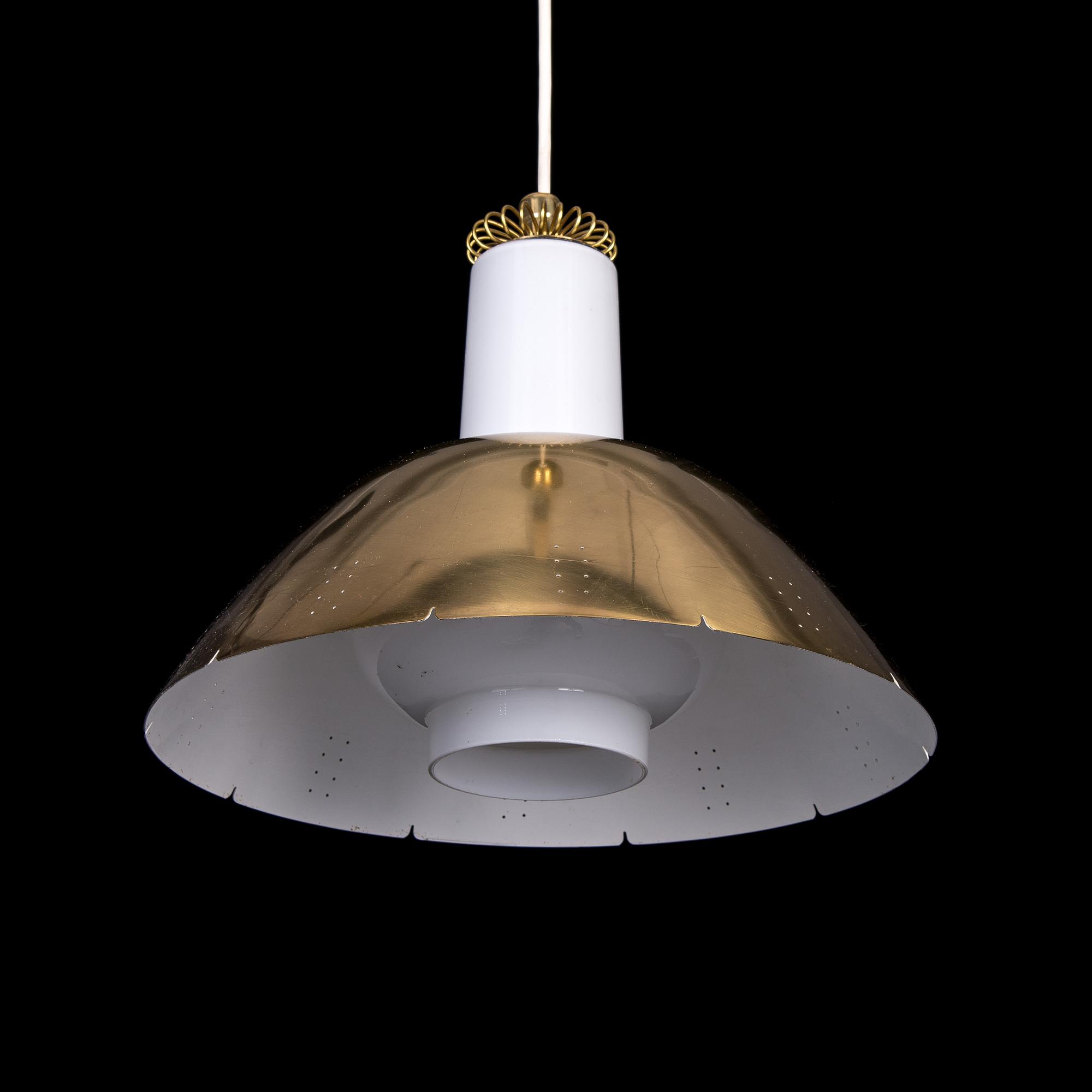 TAKLAMPA, K2-20, Paavo Tynell, Idman, 1950-tal. Höjd 70 cm.