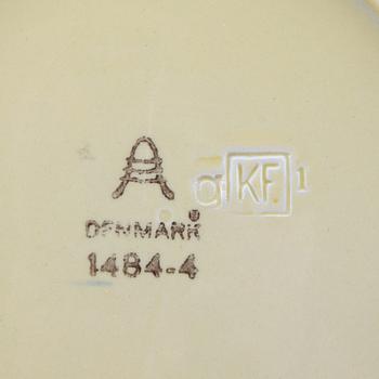 Fruit service 9 dl Aluminia (Royal Copenhagen) Denmark porcelain mid-20th century.