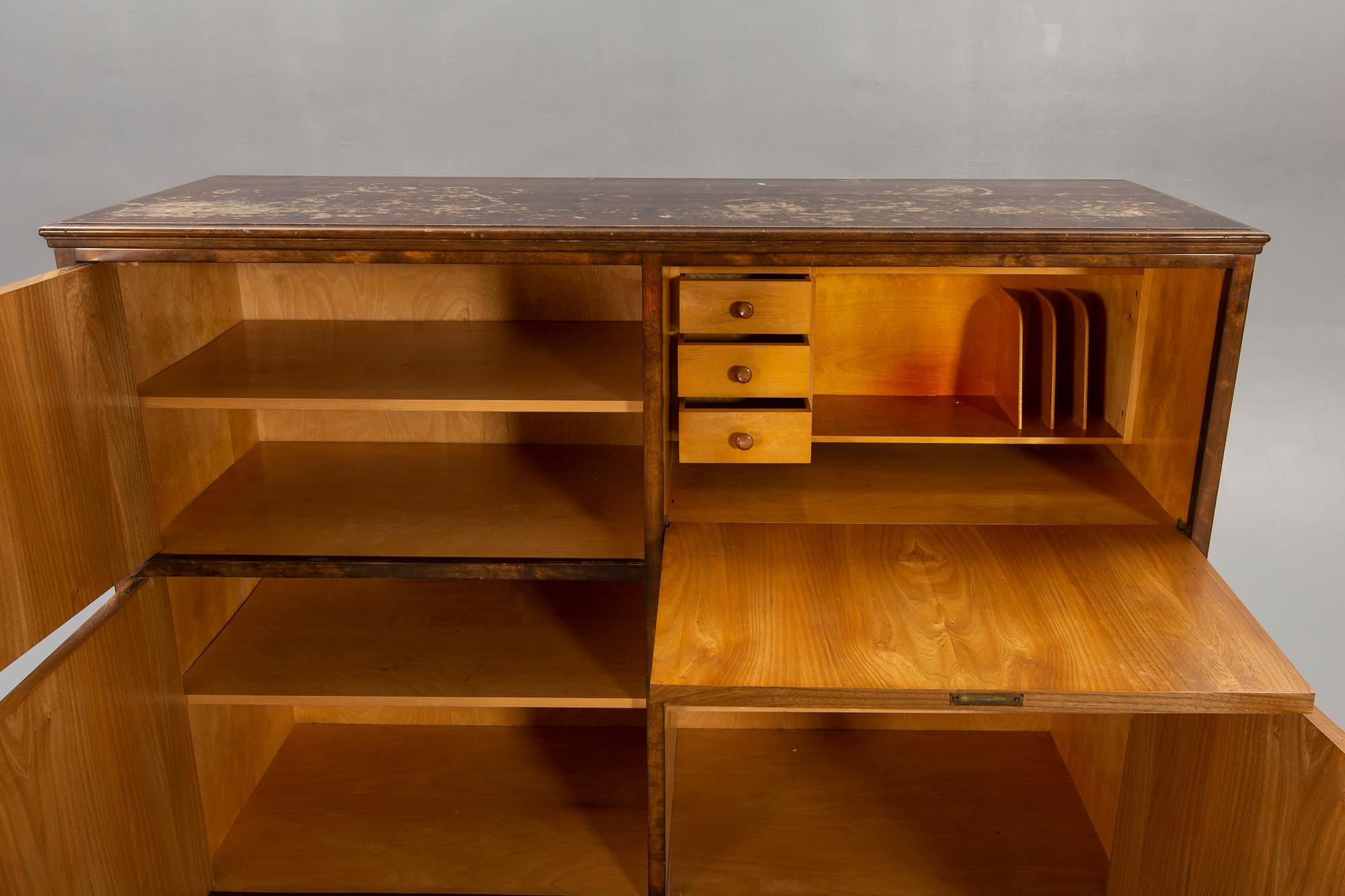 A Swedish Art Deco 1950s cupboard.