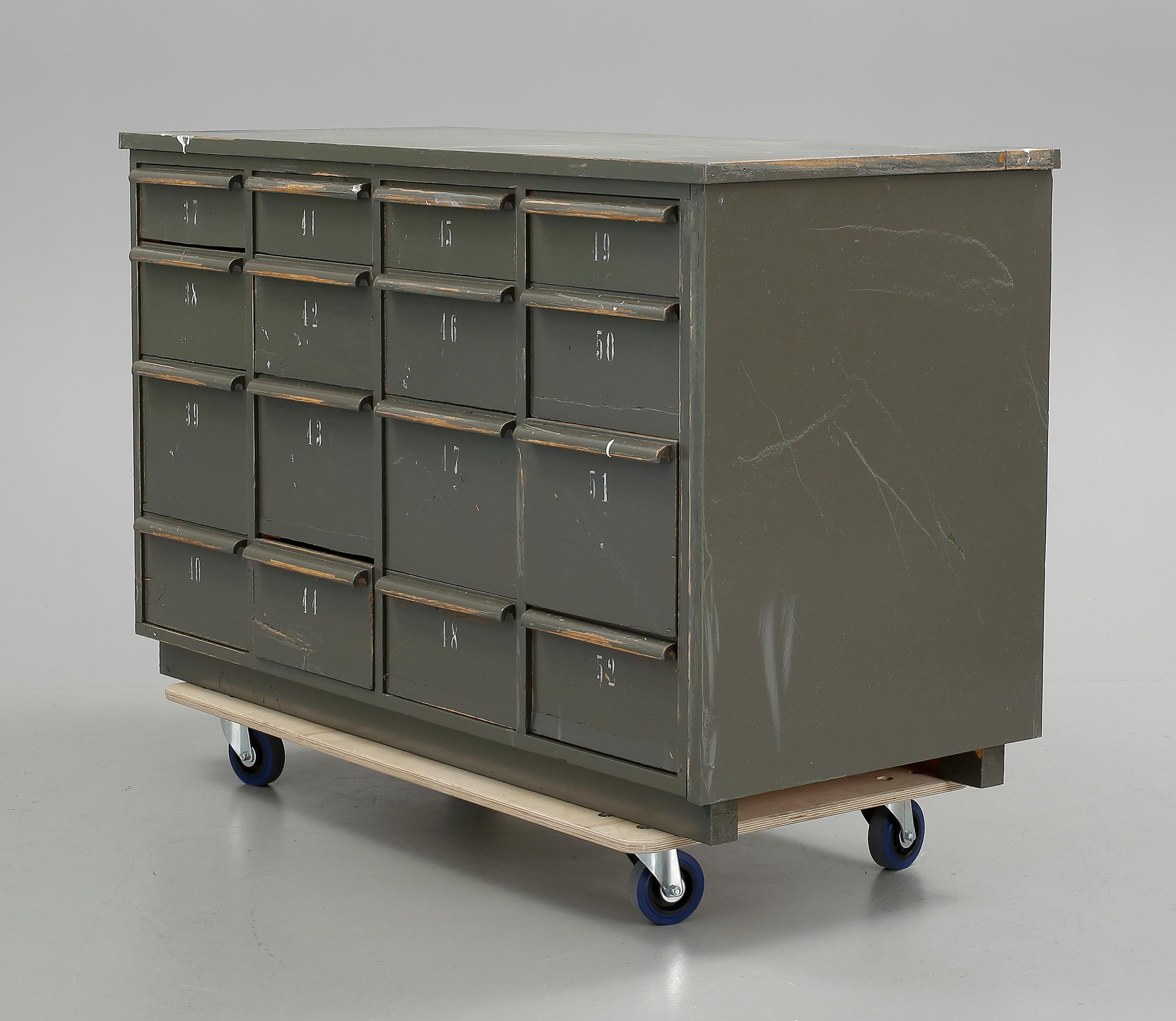 KÖPMANSDISK, 1900-talets andra hälft.