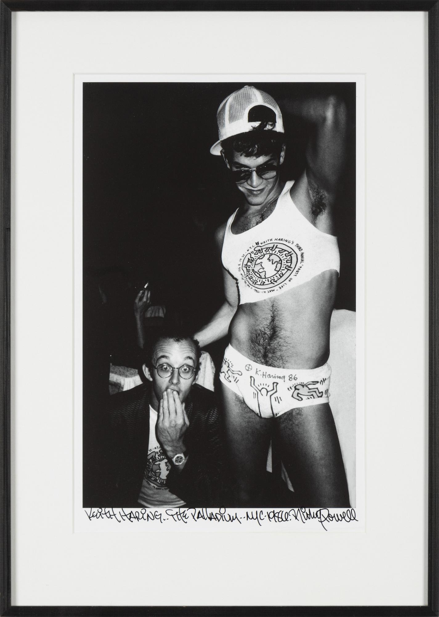 Ricky Powell, "Keith Haring The Palladium NYC 1986".