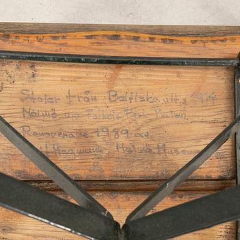 Garden chairs 4 pcs 1910s.