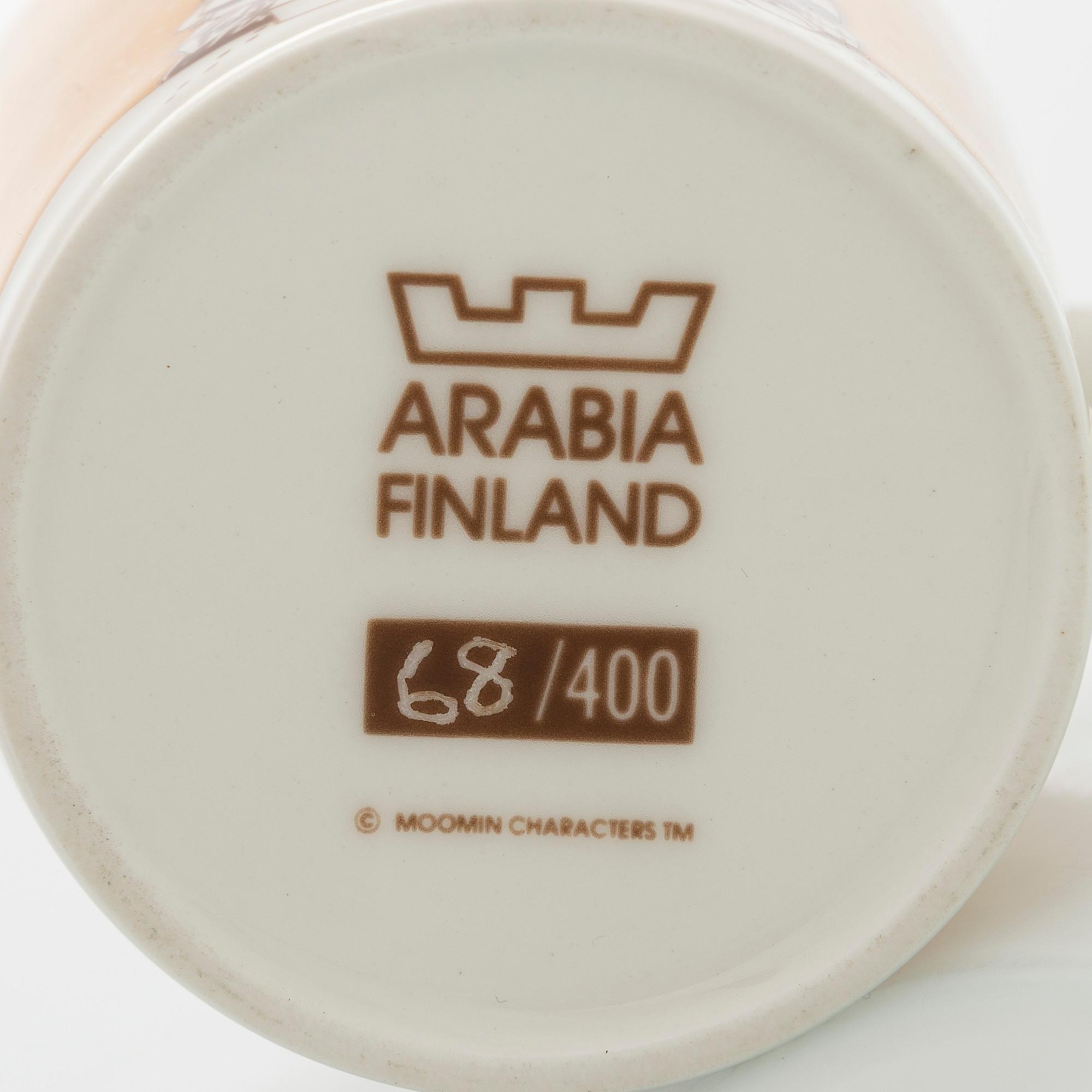 Muumin-mug, porcelain, 'Fazer Café', Moomin Characters, Arabia 2004, numbered 68/400.