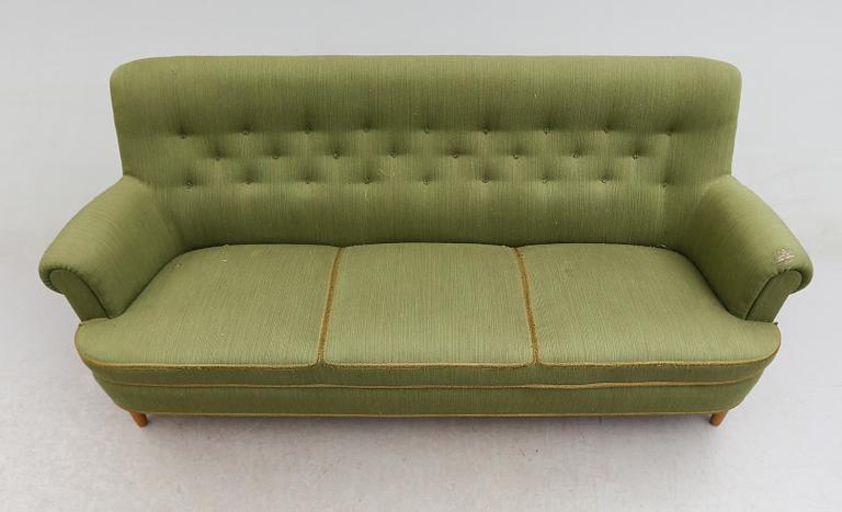 SOFFA, "Hemmakväll", Carl Malmsten, 1900-talets mitt.