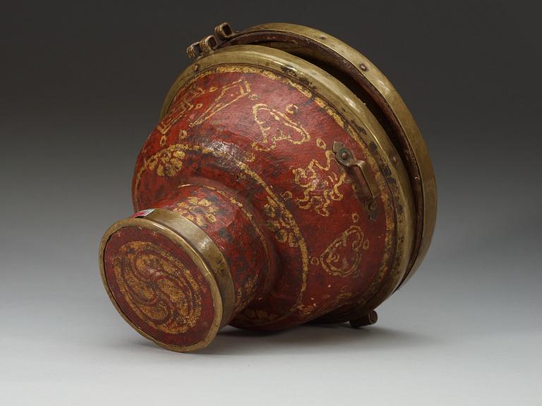 STEMCUP, porslin. Ming dynastin, Wanli (1573-1620).
