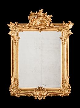 462. A Swedish Rococo 18th century frame/mirror.