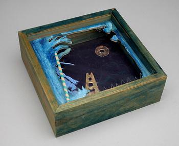 IAN RUSTH, diorama/multipel med bok, sign o numr 45/50.