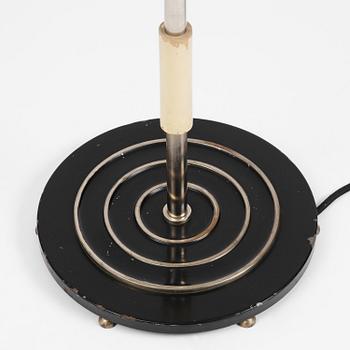 Harald Notini, a floor lamp, Arvid Böhlmarks Lampfabrik, Stockholm, 1930s.