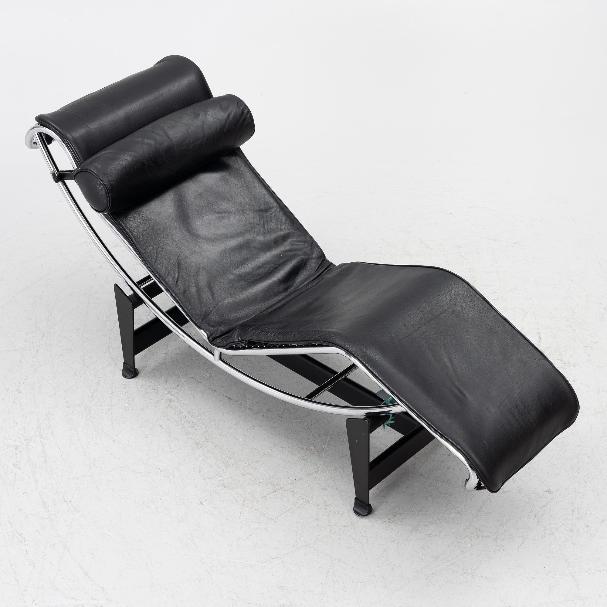 Le Corbusier (Charles-Édouard Jeanneret), Pierre Jeanneret & Charlotte Perriand, chaise longue, model "LC4", Cassina, Italy.
