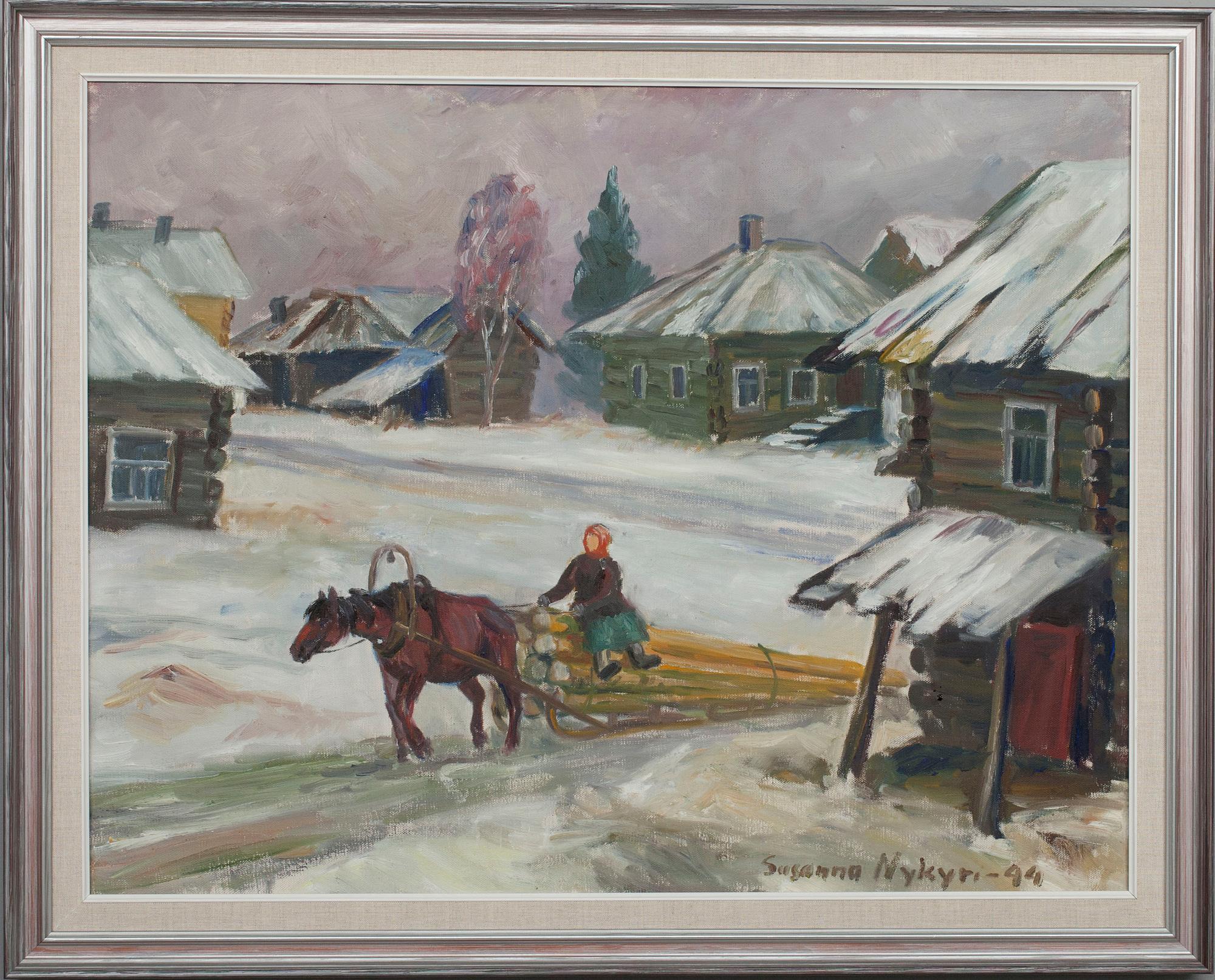 SUSANNA NYKYRI, olja på duk, signerad och daterad 1944.