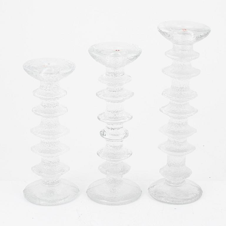 Timo Sarpaneva, candlesticks, 7 pcs, "Festivo", Iittala.