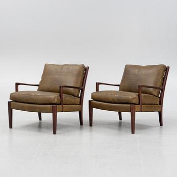 Arne Norell, a pair of 'Löven' armchairs, Norell Möbler.
