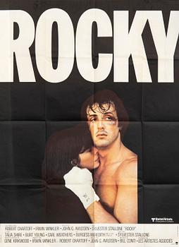 Filmaffisch Sylvester Stallone "Rocky" 1976 Frankrike.
