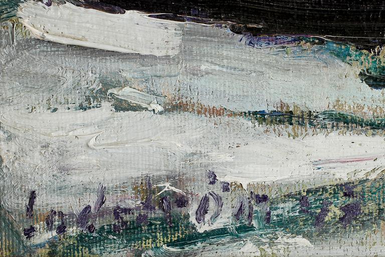 GEORG LODSTRÖM, olja på duk. Sign.