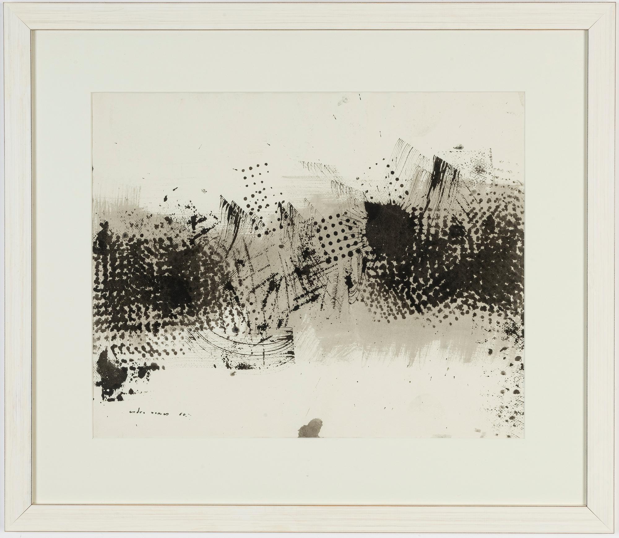 Endre Nemes, inkwash, signed and dated -60.