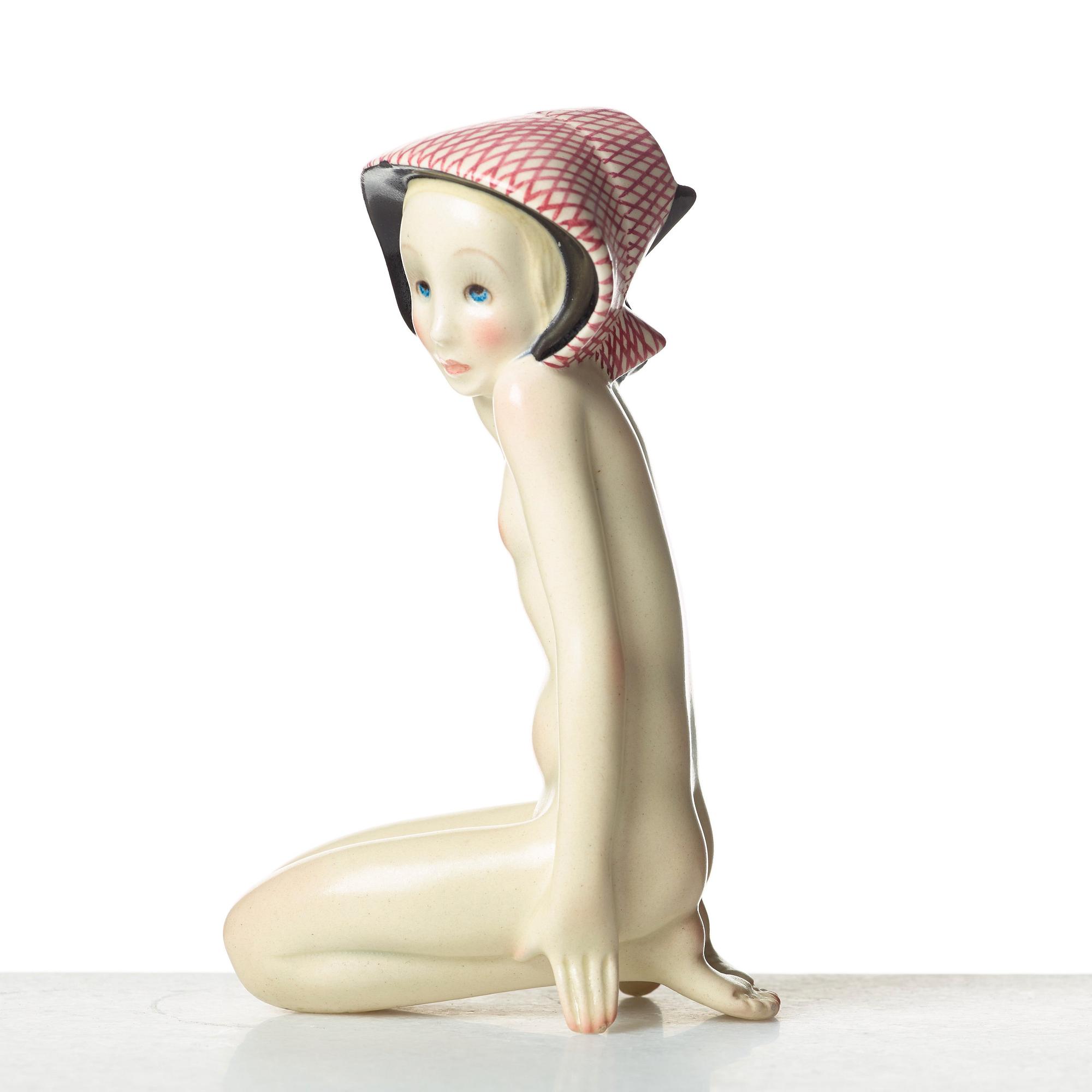 Helen König Scavini, figurin "Nudino", Lenci, Italien 1930-tal.