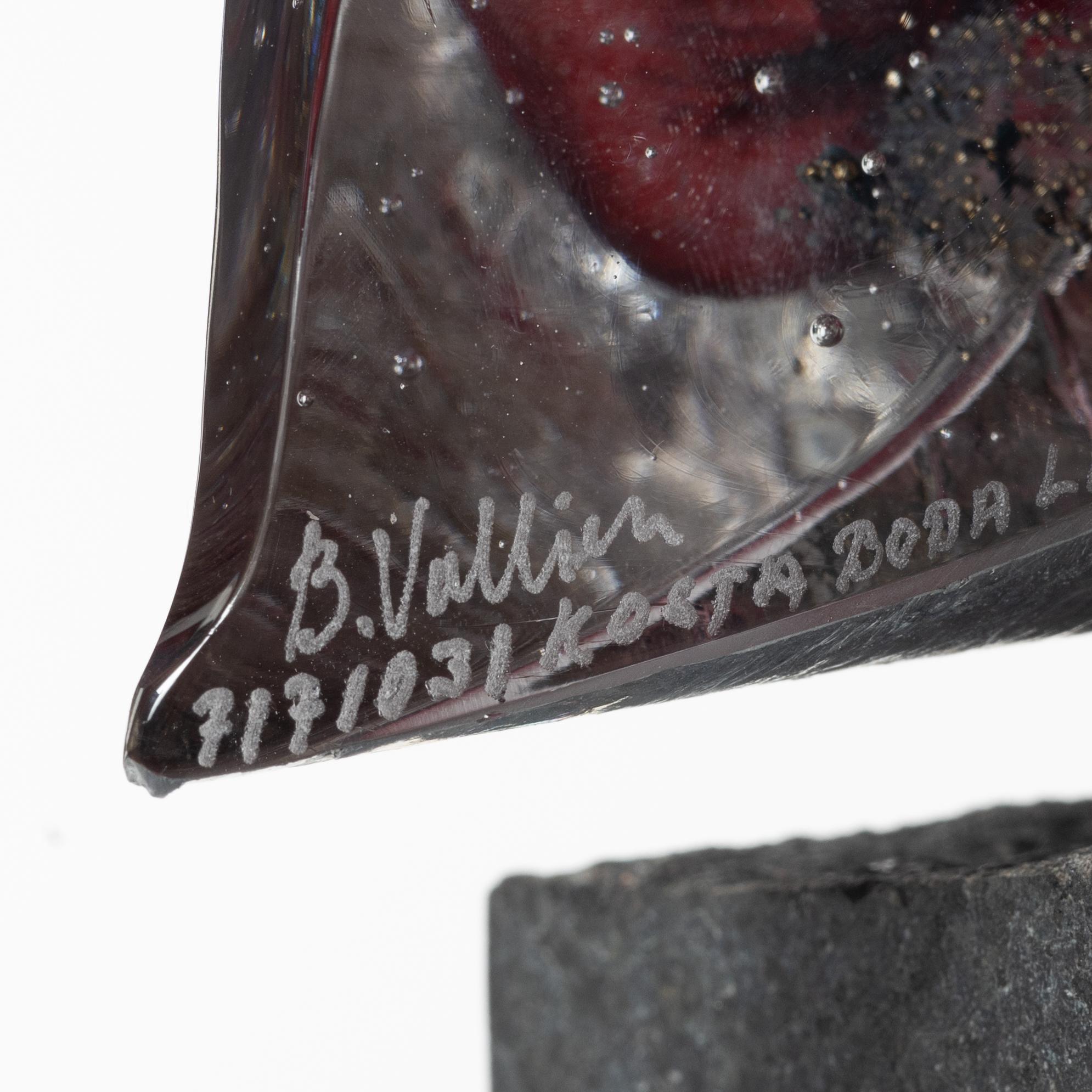 Bertil Vallien, sculpture, Limited Edition, Kosta Boda.