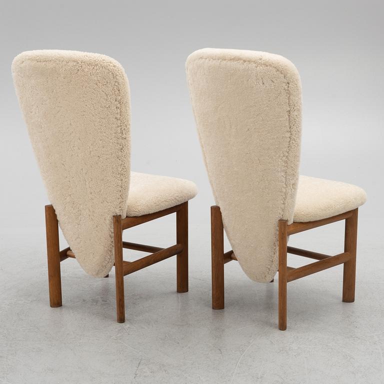 Chairs 5 pcs, Denmark, second half of the 20th century.