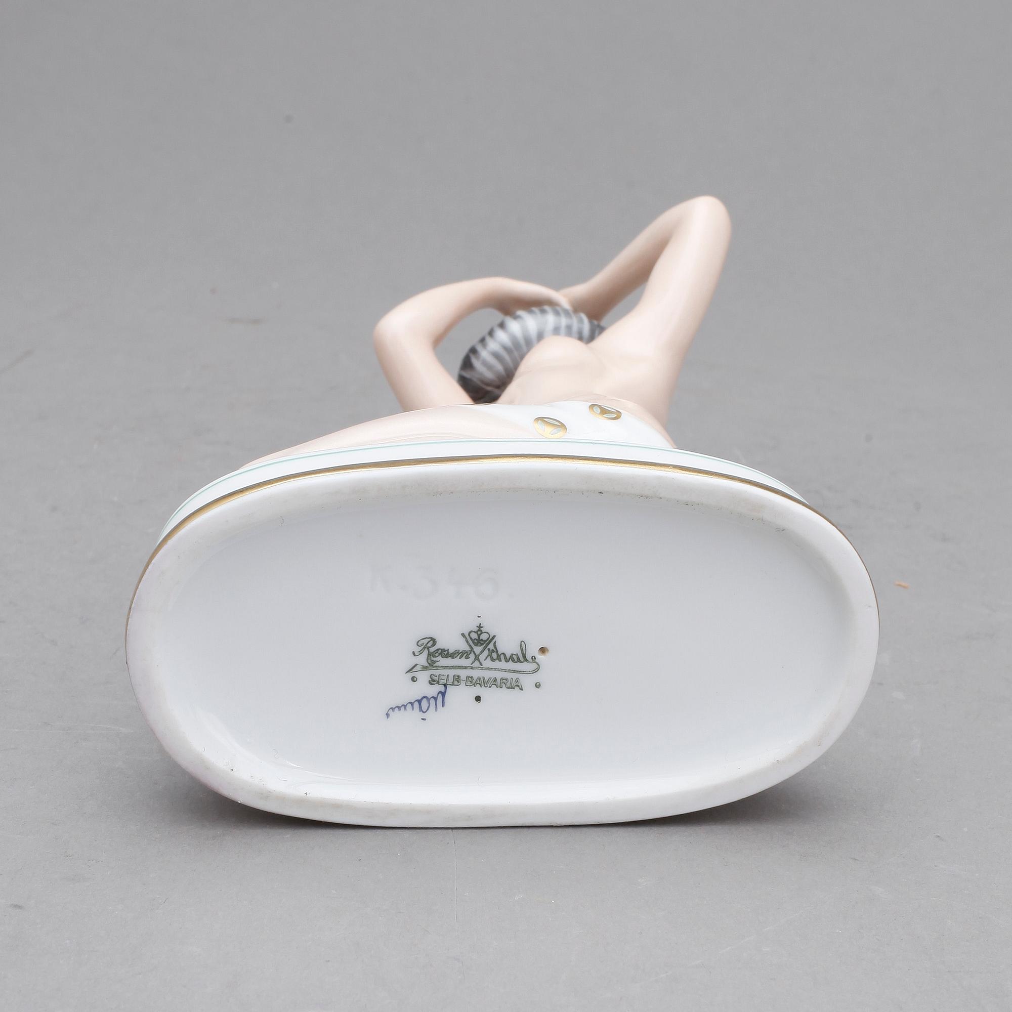 FIGURIN, porslin, Albert Caasmann, Rosenthal, formgiven 1914.