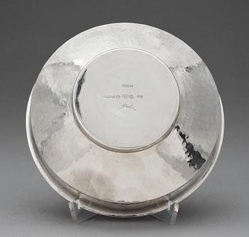 SKÅL, sterlingsilver, Giertta, Stockholm 1971. Vikt ca 280 gram.
