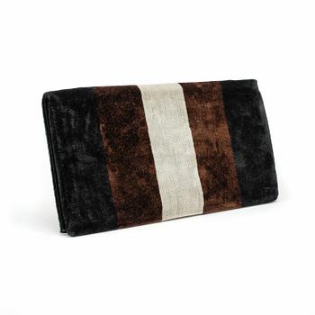 ROBERTA DI CAMERINO, a velvet clutch.