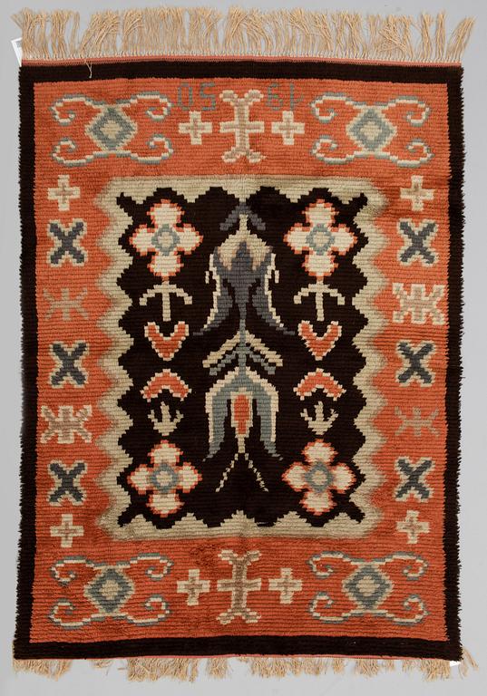 AINO BACKMAN, long pile rug, Neovius. Finland. Circa 195X142 cm.