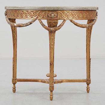 KONSOLBORD, gustavianskt,  1700-talets senare del.