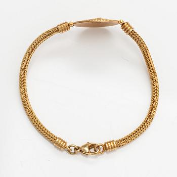 An 18K gold bracelet "Sun lion". Kalevala koru, Helsinki 1999.