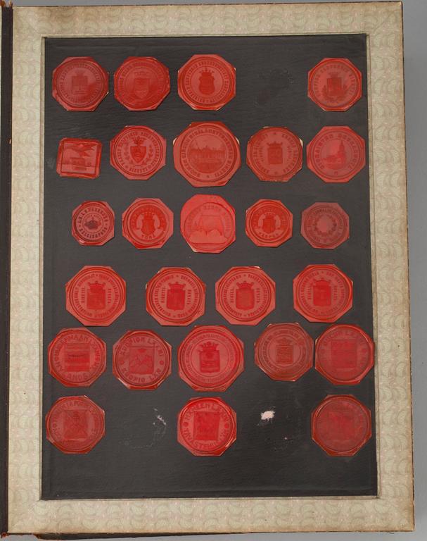 A  FOLDER WITH SEAL.
