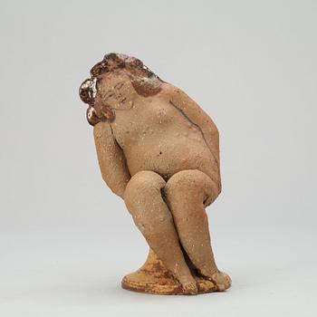 Lisa Larson, A unique Lisa Larson stoneware sculpture, Gustavsberg Studio 1970's.