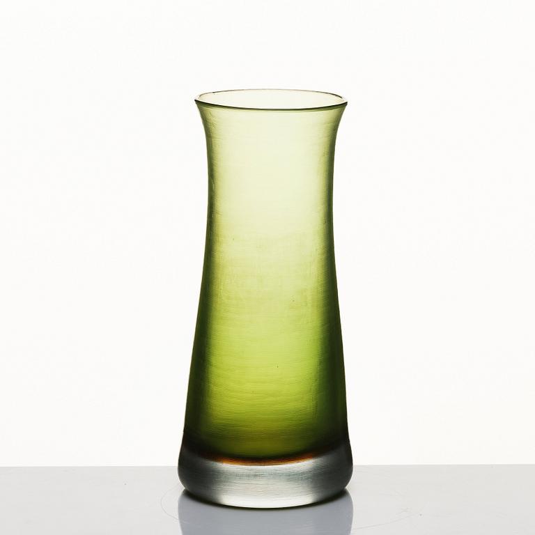 Paolo Venini, 'Inciso' glass vase, Venini, Murano, Italy 1960s.