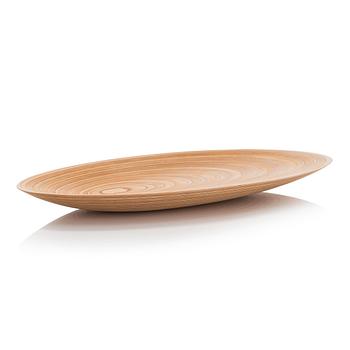 Tapio Wirkkala, a plywood dish, signed TW.