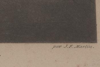 JOHAN FREDRIK MARTIN, kopparstick. 1800-tal.