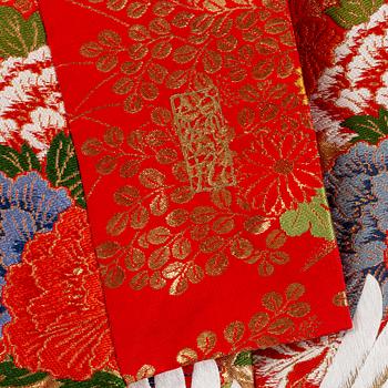 Kimono, siden. Japan, 1900-tal.