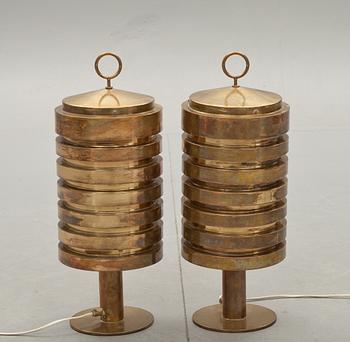 BORDSLAMPOR, ett par, Hans Agne Jakobsson, Markaryd.