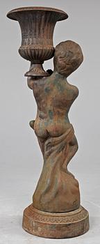 TRÄDGÅRDSSKULPTUR, gjutjärn, 1900/2000-tal.