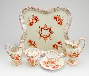 TÊTE-À-TÊTE, porslin, 5 del, porslin, Tyskland, sekelskiftet 1900.