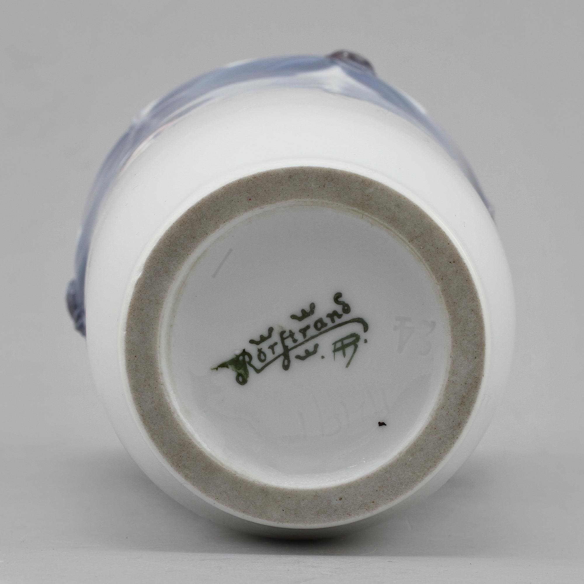 VAS, porslin, jugend, Anna Boberg, Rörstrand, runt sekelskiftet 1800/1900-tal.