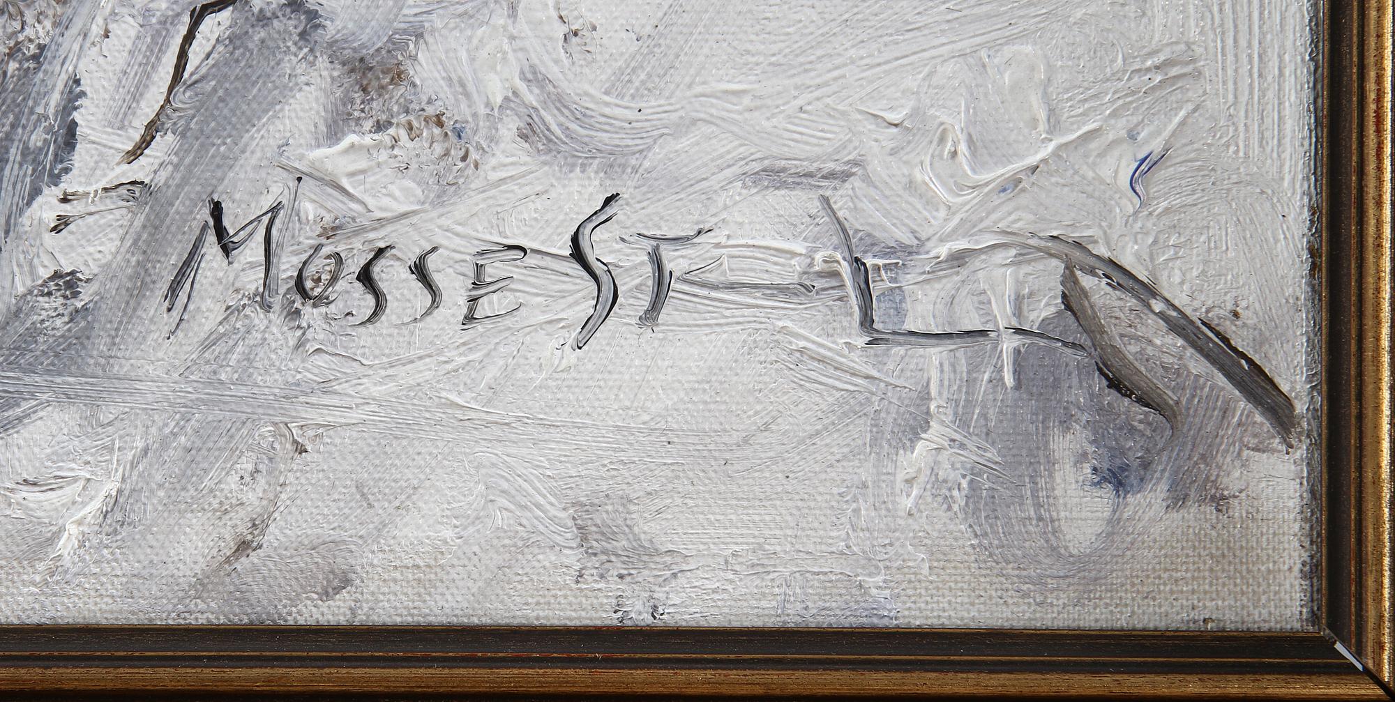 MOSSE STOOPENDAAL, olja på duk, sign.