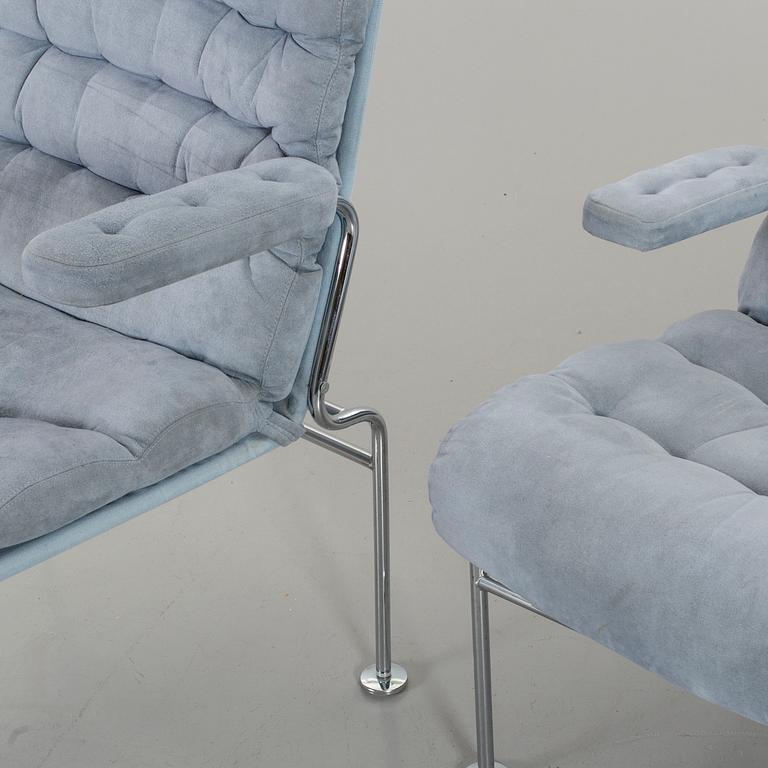 2 pcs of armchairs, "Birgitta", Bruno Mathsson by Dux,