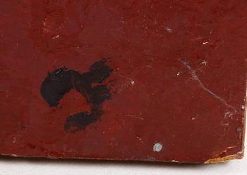 FALK, JOHANNES, olja på pannå.