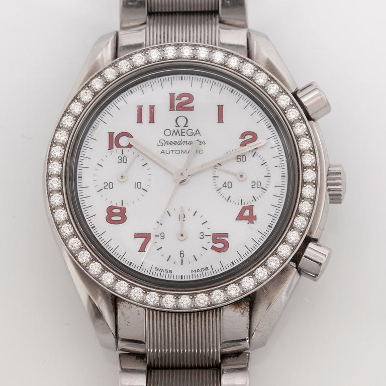 An Omega Speedmaster ladie's wristwatch. Steel. Automatic. Ø 37 mm. Circa 2003.
